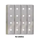 Kit 4 Lâminas c/ Contra Lâmina p/Biotriturador Donker´s BT62RS